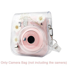 Load image into Gallery viewer, For Fujifilm Instax Mini 11 9 8 Transparent Camera Case Protective Carry Bag Cover with Shoulder Strap
