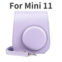 Load image into Gallery viewer, For Fujifilm Polaroid Film Camera Bag with Shoulder Strap for Instax Mini 11 Camera Case PU Leather Soft Silicone Cover Bag
