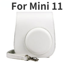 Load image into Gallery viewer, For Fujifilm Polaroid Film Camera Bag with Shoulder Strap for Instax Mini 11 Camera Case PU Leather Soft Silicone Cover Bag
