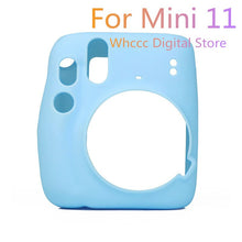 Load image into Gallery viewer, For Instax Mini 11 Camera Case PU Leather Soft Silicone Cover Bag for Fujifilm Polaroid Film Camera Bag with Shoulder Strap
