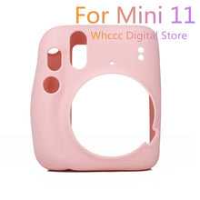 Load image into Gallery viewer, For Instax Mini 11 Camera Case PU Leather Soft Silicone Cover Bag for Fujifilm Polaroid Film Camera Bag with Shoulder Strap
