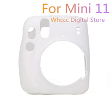 Load image into Gallery viewer, For Instax Mini 11 Camera Case PU Leather Soft Silicone Cover Bag for Fujifilm Polaroid Film Camera Bag with Shoulder Strap
