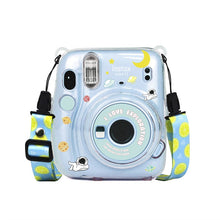 Load image into Gallery viewer, For Polaroid Instax Mini11 Crystal Transparent Protective Case Photo Storage Bag Shell Crystal Shell Strap Rope Sticker
