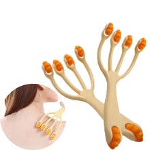 Load image into Gallery viewer, Four Wheel Ball Point Rolling Manual Massage for Waist, Back, Neck and Leg Head Massage for Beauty and Slimming Spa Salon
