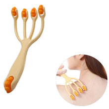 Load image into Gallery viewer, Four Wheel Ball Point Rolling Manual Massage for Waist, Back, Neck and Leg Head Massage for Beauty and Slimming Spa Salon
