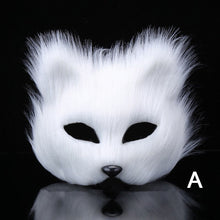 Load image into Gallery viewer, Fox Shape Half Face Eye Mask Christmas Carnival Party Cosplay Mask Halloween Costume Props 5 Colors Male Female Half Face Toy
