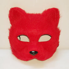 Load image into Gallery viewer, Fox Shape Half Face Eye Mask Christmas Carnival Party Cosplay Mask Halloween Costume Props 5 Colors Male Female Half Face Toy
