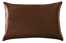 Load image into Gallery viewer, Nature mulberry Silk pillowcase zipper pillowcases pillow case for healthy standard queen king multicolor
