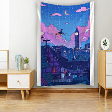 Load image into Gallery viewer, Fresh Comic Cartoon Tapestry Girl Kawaii Room Decora Romantic Tapestry Wall Hanging Tapestry
