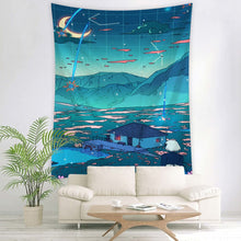 Load image into Gallery viewer, Fresh Comic Cartoon Tapestry Girl Kawaii Room Decora Romantic Tapestry Wall Hanging Tapestry

