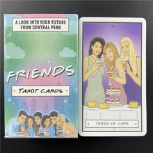 Load image into Gallery viewer, Friends Tarot Cards Based On The Structure Of The Classic  Deck Divination Card Game Board Game Light See
