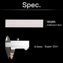 Load image into Gallery viewer, 23 AWG Electric Flat Cable 2 Connector 10M 2 Conductor Copper Wire Audio LED Adhesive Backing Cable Power Extension Cord
