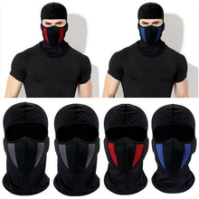 Load image into Gallery viewer, Full Face Mask Cycling Windproof Headgear Motorcycle Balaclava Breathable Outdoor Sports Men CS Mask Head Cover Hat
