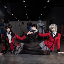Load image into Gallery viewer, Full Set Kakegurui Jabami Yumeko Costume Anime Compulsive Gambler Yomozuki Runa Cosplay Red Japan School Girls Uniform
