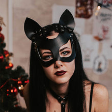Load image into Gallery viewer, Fullyoung Sexy Leather Mask Bunny Girl Cosplay Masquerade Erotic Halloween Carnival Party Masks Bdsm Bondage Games Fetish Mask
