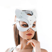 Load image into Gallery viewer, Fullyoung Sexy Leather Mask Bunny Girl Cosplay Masquerade Erotic Halloween Carnival Party Masks Bdsm Bondage Games Fetish Mask
