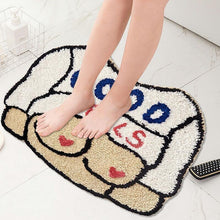 Load image into Gallery viewer, Funny Cartoon Bedside Rug Anti-Slip Absorbent Bathroom Mat Fluffy Soft Bedroom Carpet Plush Living Room Decorative Home Door Rug
