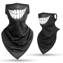 Load image into Gallery viewer, Funny Face Nose Mouth Beard Cheshire Cat Motorcycle Cycling Neck Scarf Masks Bandana Headband Cosplay Balaclava Gaiter
