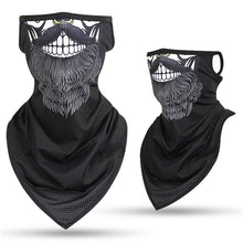 Load image into Gallery viewer, Funny Face Nose Mouth Beard Cheshire Cat Motorcycle Cycling Neck Scarf Masks Bandana Headband Cosplay Balaclava Gaiter
