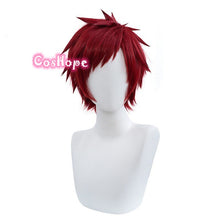 Load image into Gallery viewer, Gaara Cosplay Men Short Red Wig Cosplay Anime Cosplay Wig Heat Resistant Synthetic Wigs
