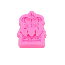 Load image into Gallery viewer, Gadgets Fondant Molds  Set of 2 Crowns Silicone Mold   Fondant   Topping Sugar paste Chocolate Decoration BEST QUALITY
