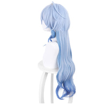 Load image into Gallery viewer, Game Genshin Impact Ganyu Cosplay Wig Blue 80cm Heat Resistant Synthetic Hair Party Wigs
