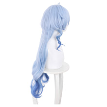 Load image into Gallery viewer, Game Genshin Impact Ganyu Cosplay Wig Blue 80cm Heat Resistant Synthetic Hair Party Wigs
