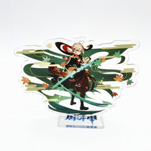 Load image into Gallery viewer, Game Genshin Impact Kaedehara Kazuha Xiao Keqing Hu Tao Standing Figure Acrylic Character Stand Ornaments Model Plate
