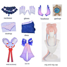 Load image into Gallery viewer, Game Genshin Impact Sangonomiya Kokomi Cosplay Costume Wig Hair Halloween Party Costumes Genshin Cosplay Wig
