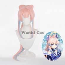 Load image into Gallery viewer, Game Genshin Impact Sangonomiya Kokomi Cosplay Costume Wig Hair Halloween Party Costumes Genshin Cosplay Wig
