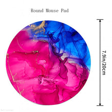 Load image into Gallery viewer, Gamer Keyboard Pad Marble Round Mouse Pad Mouse for Computer Mat Gaming Laptops Gamers Accessories Mausepad Varmilo Small Pads
