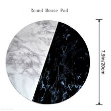 Load image into Gallery viewer, Gamer Keyboard Pad Marble Round Mouse Pad Mouse for Computer Mat Gaming Laptops Gamers Accessories Mausepad Varmilo Small Pads
