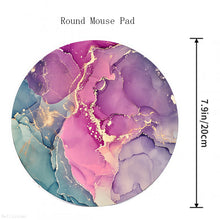 Load image into Gallery viewer, Gamer Keyboard Pad Marble Round Mouse Pad Mouse for Computer Mat Gaming Laptops Gamers Accessories Mausepad Varmilo Small Pads
