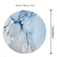 Load image into Gallery viewer, Gamer Keyboard Pad Marble Round Mouse Pad Mouse for Computer Mat Gaming Laptops Gamers Accessories Mausepad Varmilo Small Pads
