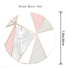 Load image into Gallery viewer, Gamer Keyboard Pad Marble Round Mouse Pad Mouse for Computer Mat Gaming Laptops Gamers Accessories Mausepad Varmilo Small Pads
