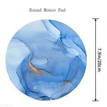 Load image into Gallery viewer, Gamer Keyboard Pad Marble Round Mouse Pad Mouse for Computer Mat Gaming Laptops Gamers Accessories Mausepad Varmilo Small Pads
