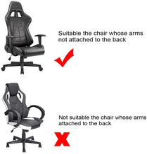 Load image into Gallery viewer, Gaming Chair Covers Computer Desk Chair Slipcover Office Game Reclining Racing Stretch High Back Gamer Swivel Chairs Protector （Only chair cover）
