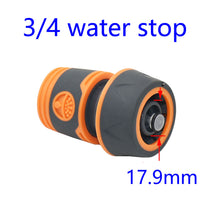 Load image into Gallery viewer, Garden Hose 1/2 3/4 1 Inch Quick Connector Waterstop Connector 16mm 20mm 25mm Hose Repair Garden Water Gun Fittings 1pcs
