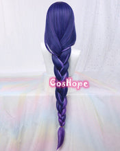 Load image into Gallery viewer, Genshin Impact Baal Cosplay Raiden Shogun Wig 85cm Blue Purple Wig Cosplay Anime Cosplay Wig Heat Resistant Synthetic Wigs Hair
