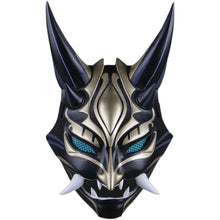 Load image into Gallery viewer, Genshin Impact Cosplay Costume Xiao Led Mask PVC Helmet Halloween Party Prop Adult

