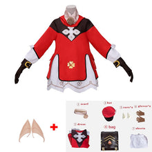 Load image into Gallery viewer, Genshin Impact Cosplay Klee Cosplay Costume Backpack Wigs Shoes Loli Party Outfit Uniform Christmas Halloween Costume Carnival
