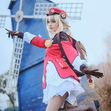 Load image into Gallery viewer, Genshin Impact Cosplay Klee Cosplay Costume Backpack Wigs Shoes Loli Party Outfit Uniform Christmas Halloween Costume Carnival
