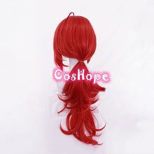 Load image into Gallery viewer, Genshin Impact Diluc Cosplay 60cm Long Red Wig Cosplay Anime Cosplay Wigs Heat Resistant Synthetic Wigs Halloween
