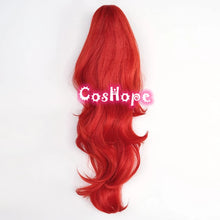 Load image into Gallery viewer, Genshin Impact Diluc Cosplay 60cm Long Red Wig Cosplay Anime Cosplay Wigs Heat Resistant Synthetic Wigs Halloween
