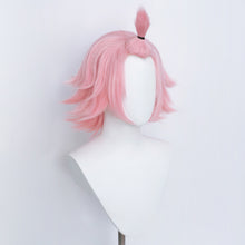 Load image into Gallery viewer, Genshin Impact Diona Cosplay Wig Short Pink Heat Resistant Synthetic Hair Carnival Halloween Party Free Wig Cap Props
