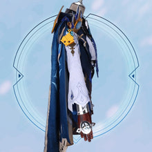 Load image into Gallery viewer, Genshin Impact Eula Lawrence Cosplay Costume Halloween Carnival Wave Flower Knight Funny Costume Glove Jewelry Anime Cosplay Wig
