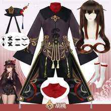 Load image into Gallery viewer, Genshin Impact Hutao Cosplay Costume  Hu Tao Chinese Style Uniform Cosplay  Game Halloween Costumes For Women adult Wig
