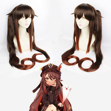 Load image into Gallery viewer, Genshin Impact Hutao Cosplay Costume  Hu Tao Chinese Style Uniform Cosplay  Game Halloween Costumes For Women adult Wig
