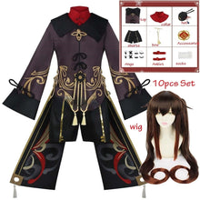 Load image into Gallery viewer, Genshin Impact Hutao Cosplay Costume  Hu Tao Chinese Style Uniform Cosplay  Game Halloween Costumes For Women adult Wig
