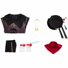 Load image into Gallery viewer, Genshin Impact Hutao Cosplay Costume Uniform Wig Cosplay Anime Game Hu Tao Chinese Style Halloween Costumes For Women
